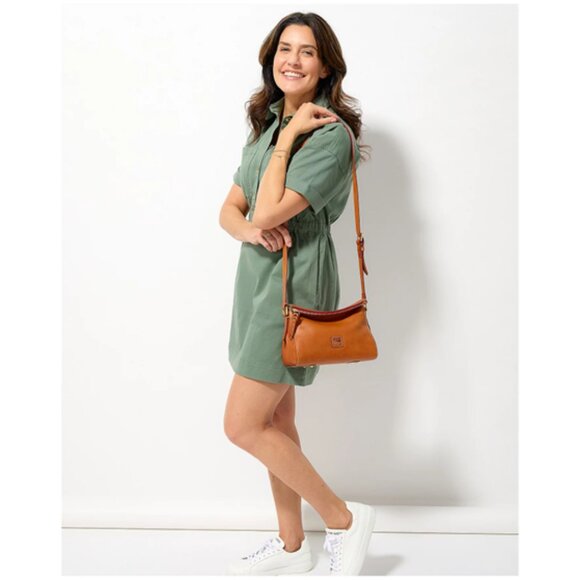 NWOT Dooney and Bourke Laurel Ginger Florentine Crossbody Bag - Picture 3 of 16